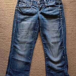 Maurices Dark Blue Ankle Jeans
